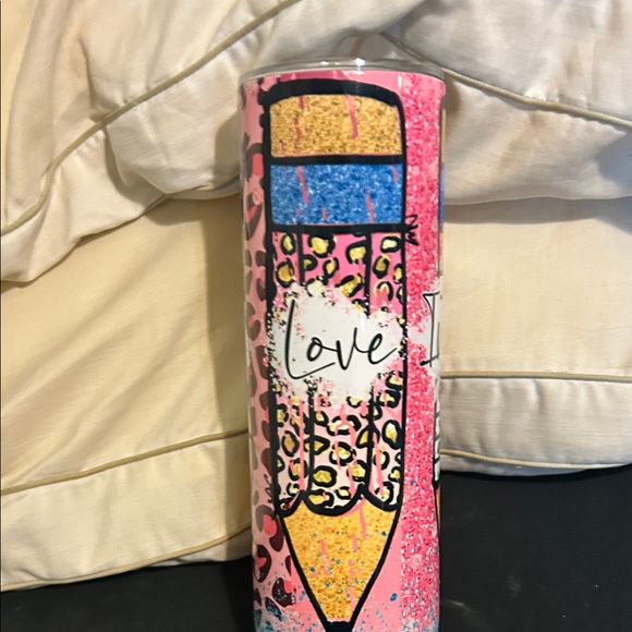 Colorful Teacher Tumbler - Picture 2 of 5